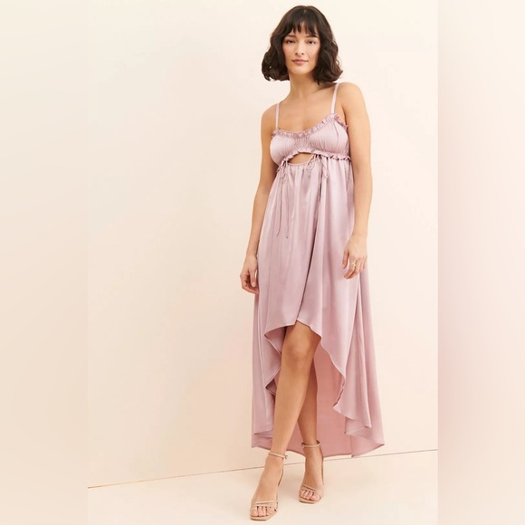 NWT Anthropologie Allina Liu Lettuce Cutout Dress